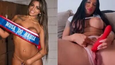 Musa do Bahia Onlyfans Stephanie Jujuba fodendo com moreno safado