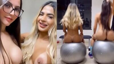Alyne Lary e Paula Lima em vídeo vazado do Onlyfans oficial