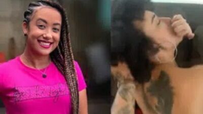 Pati Maia dando a buceta e sendo pega pelos cabelos no sexo de quatro