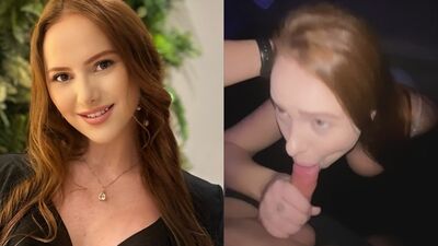 Xvídeos da Michelly Ruiva pagando boquete e bebendo porra quente