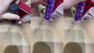 Ninfeta Duds Maionese gozando esfregando vibrador nos beicinhos da buceta