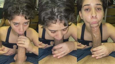 Fadynha porno brasileiro chupando pau grande no boquete amador