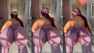 Julia Sodré rebolando rabão molhada com calça sem calcinha