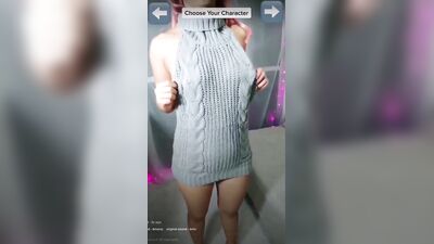 Gostosa de Pijama ama dar uma provocada e ficar peladinha