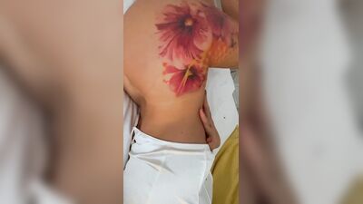 Ana Pimenta pelada exibindo a xoxota e o rabão