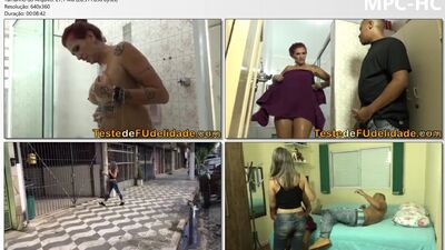 Dotado comendo a mãe da sua namorada escondido dentro do quarto