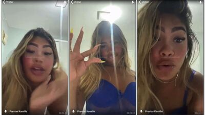 Kamille Dias pelada exibindo a buceta bem gostosa
