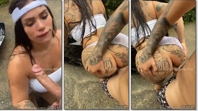 Anny Alves mete até ganhar porra na bunda e na cara