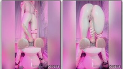 Belle Delphine cavalgando no brinquedinho até ficar gozadinha