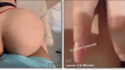 Lauren Cat ninfetinha safada dando gostoso a bucetinha pro seu macho