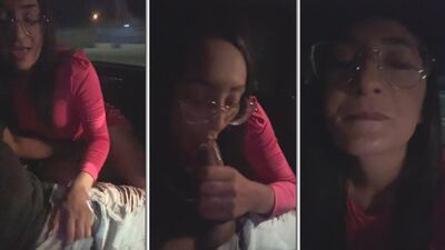 Edna Samara boqueteira mamando pau duro dentro do carro