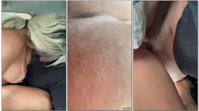 Agnes Radke loiraça pelada em publico e transando gostoso dentro do carro com namorado dotado