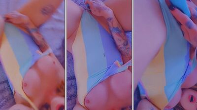 Maru Karv tocando uma sirirca com seu novo vibrador, gemendo alto gostoso vazou na net