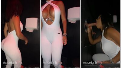 Victoria Hotten pagando boquete no buraco