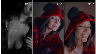 Giulia Da Costa nua exibe os lindos seios gostosos