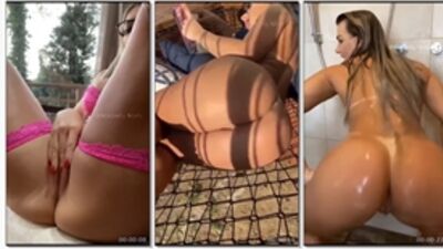 Maikelly Muhl compilado de videos dela rebolando peladinha e esfregando os dedinhos no grelinho rosado