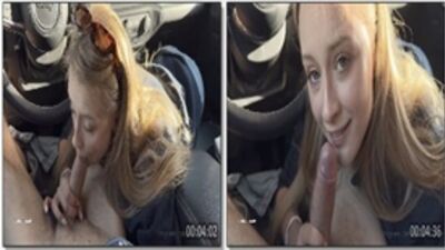 Lena Polanski pagando boquete gostoso para o namorado sortudo