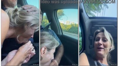 Aline e Flávio casal de maduros cheios de tesão numa safadeza gostosa dentro do carro
