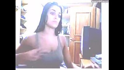 Monique Amin se exibindo gostoso na webcam