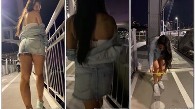 Ellenzinhaexib puta safada mostrando a buceta em publico sem calcinha