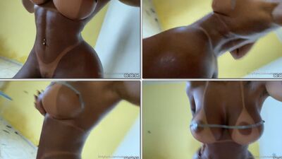 Valentina Ferraz morena silicoana toda peladinha sensualizando exibindo peitos buceta peludinha
