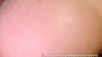 Jessica Sampaio puta deliciosa toda pelada fodendo sem camisinha com pirocudo de sorte