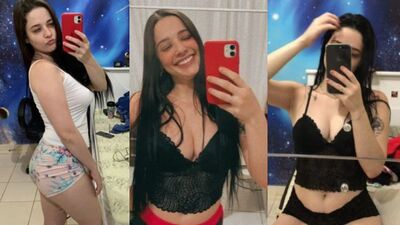 Julia Calsing morena toda deliciosa só de calcinha sensualizando no onlyfans