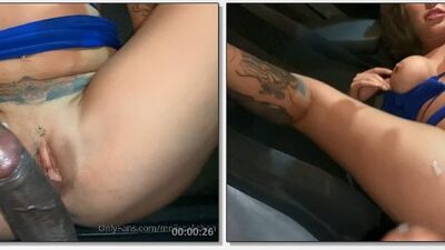 Melissa Lisboa faz sexo gostoso com o negão no carro