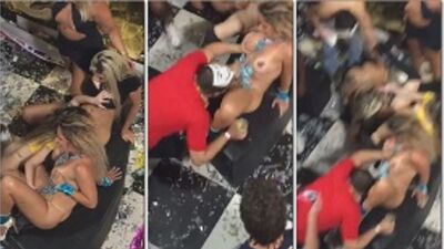 Orgia no carnaval com várias gostosas safadas