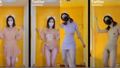 Peladinha a japonesa Naimi dando um show aos fãs