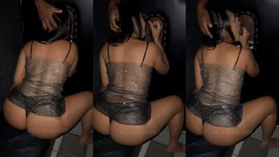 Edna Samara chupando negro dotado em vídeo de boquete