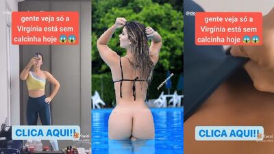 Virginia Fonseca caiu na net mostrando a bucetinha no insta