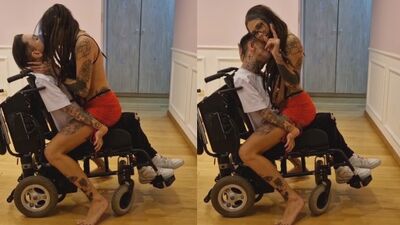 Tiktoker Gabriel Brito Olhar Sob Rodas pegando tatuada do Privacy