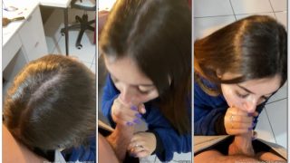Andriza Haack morena gulosa ajoelha na frente do dotado e engole a pica dele todinha