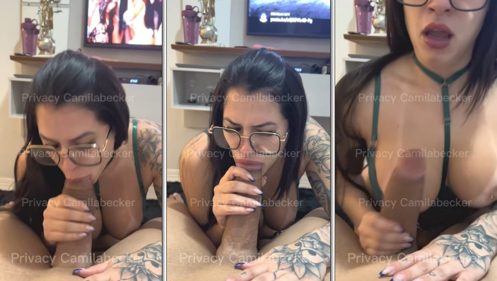 Camila Becker morena gulosa chupa  gostosa e cheia de vontade se a pica do seu novinho for  bem grossa