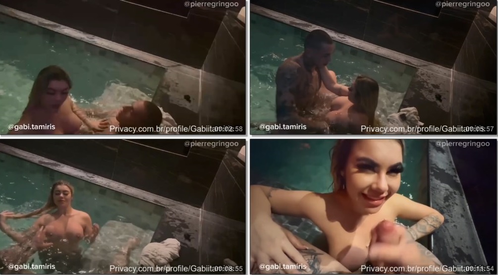 Gabi Tamiris transando em porno amador com o macho bem dotado