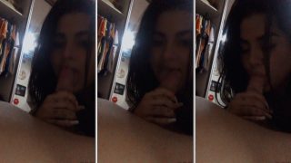 Grazi Lira pagando boquete amador engolindo o pau todo