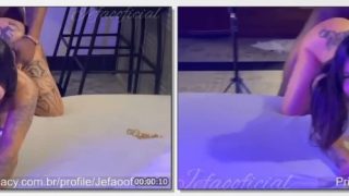 Jefão negão dotado metendo a pica sem pena na rabuda gostosa Carola Francci