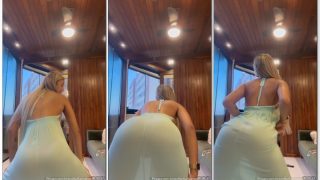 Karlyane Menezes loirinha deliciosa com vestidinho colado dançando funk rebolando pra caralho
