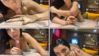 Luiza Marcato morena gostosa mama a pica e deixa babadinha pra entrar no cuzinho apertado sem sentir dor