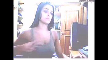 Monique Amin se exibindo gostoso na webcam