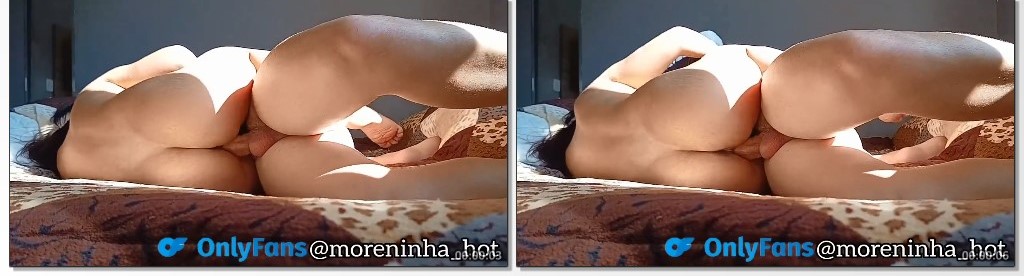 Moreninha hot tomando pirocada de ladinho gemendo gostoso