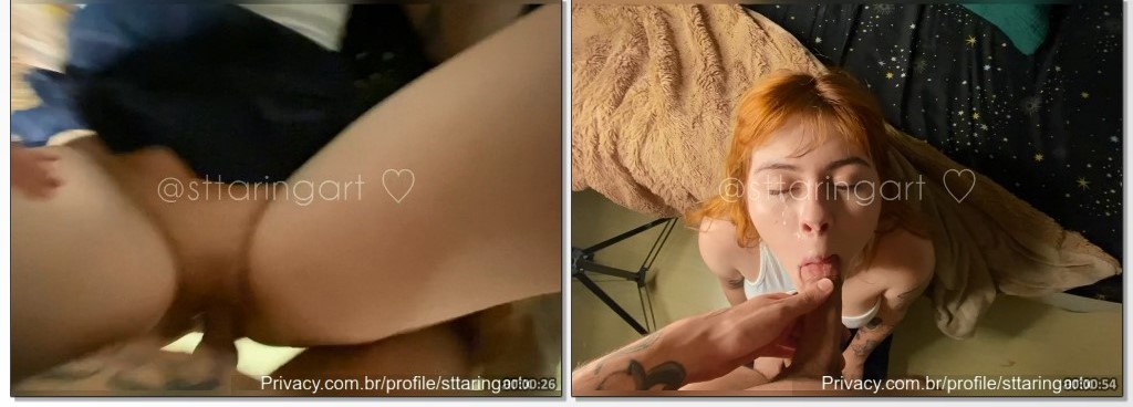 Victoria Sttaringartx pelada tocando siririca e fodendo no porno quente