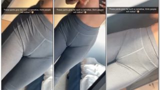 Zara Yazmin calça apertada rasgando a buceta ao meio exibindo o bucetão