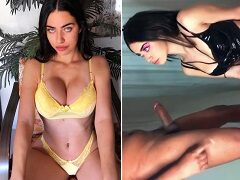 Karina Veiga pelada mamando pau grande em vídeo de boquete