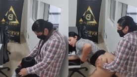 Safada transando com colega de trabalho que fode demais